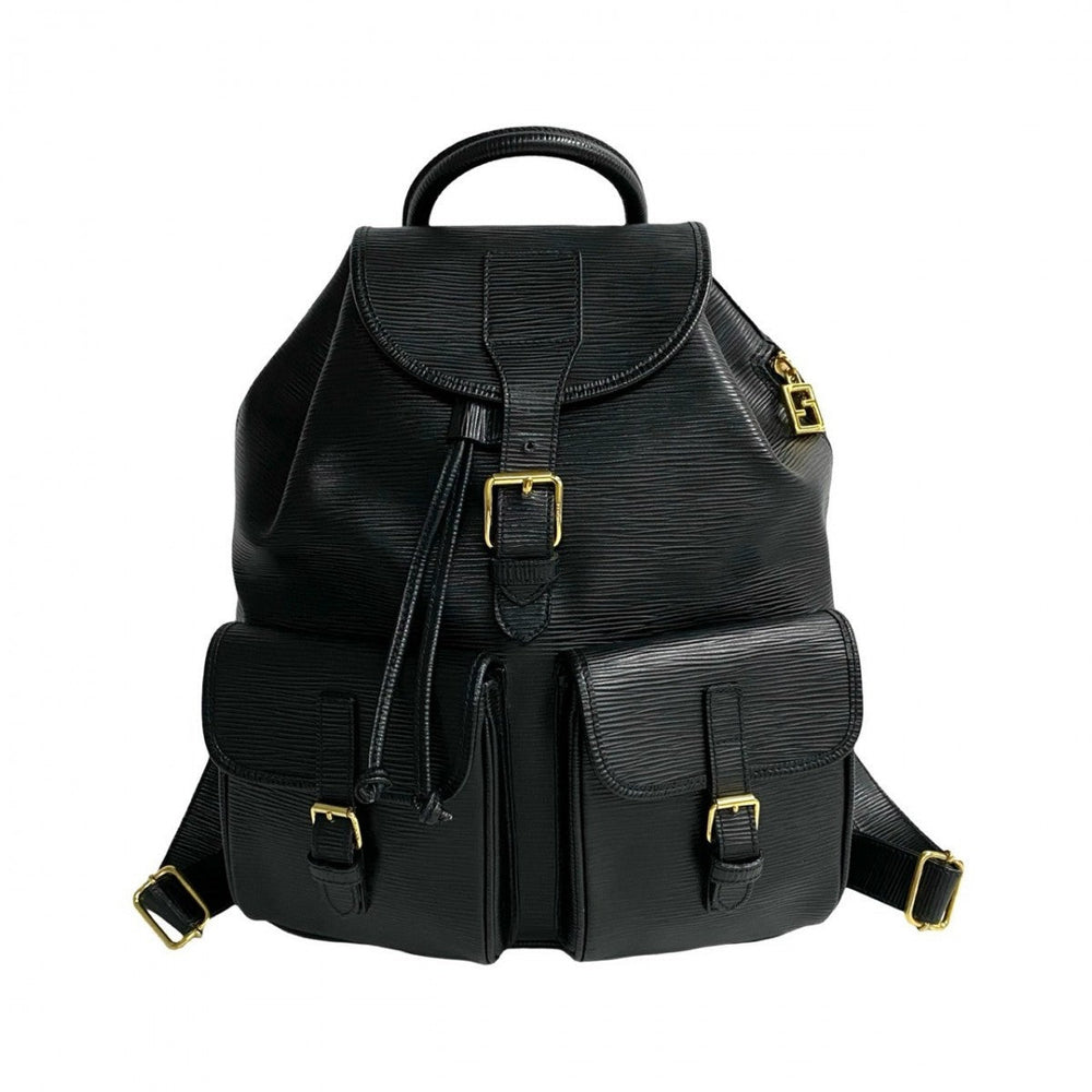 FENDI Backpack Epi Leather black