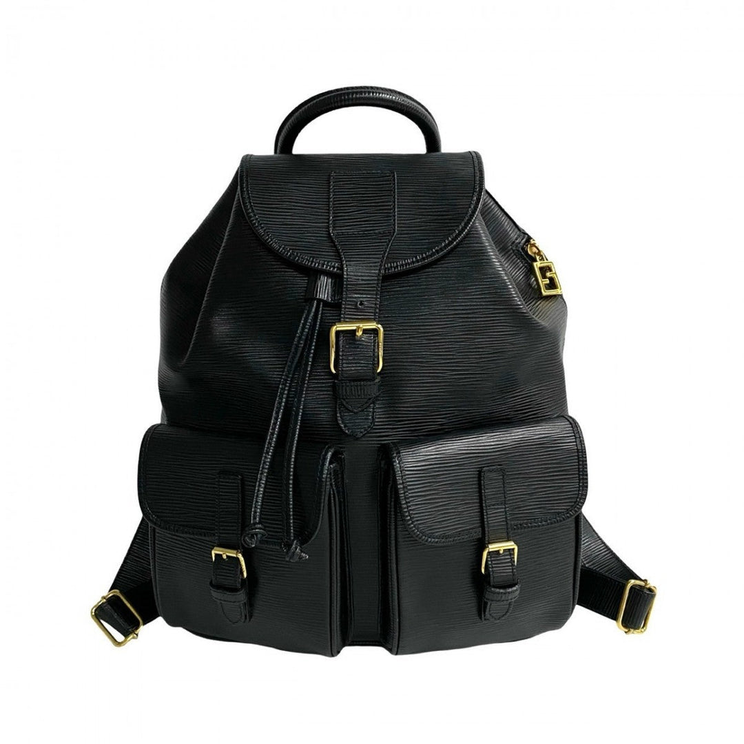 FENDI Backpack Epi Leather black