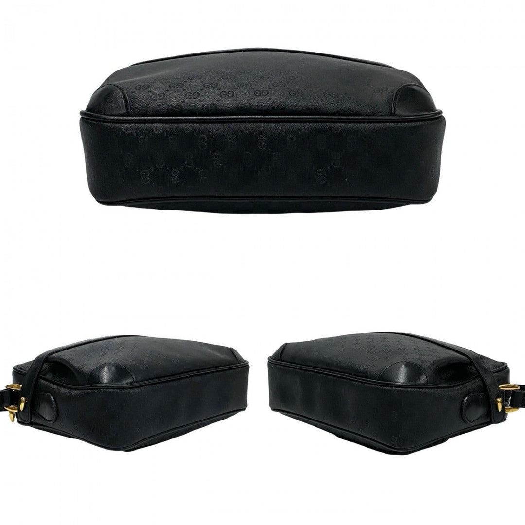 GUCCI Shoulder Bag leather black