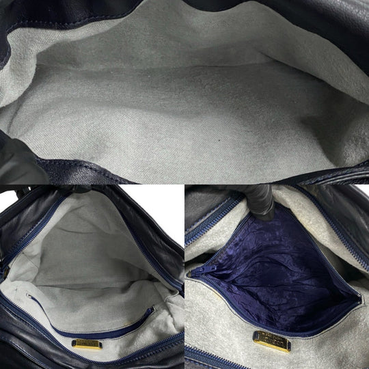 LOEWE Shoulder Bag leather Navy