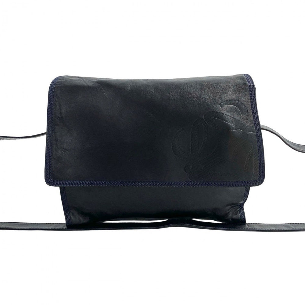 LOEWE Shoulder Bag leather Navy