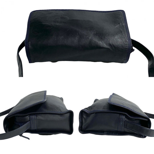 LOEWE Shoulder Bag leather Navy