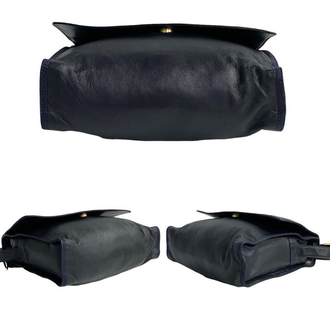 LOEWE Shoulder Bag leather Navy