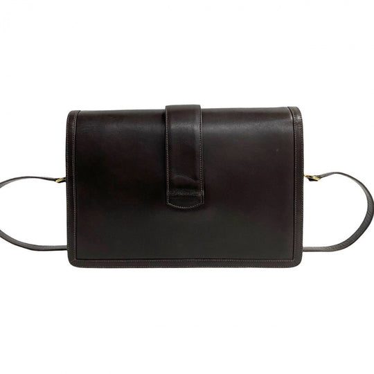 GUCCI Shoulder Bag leather Brown