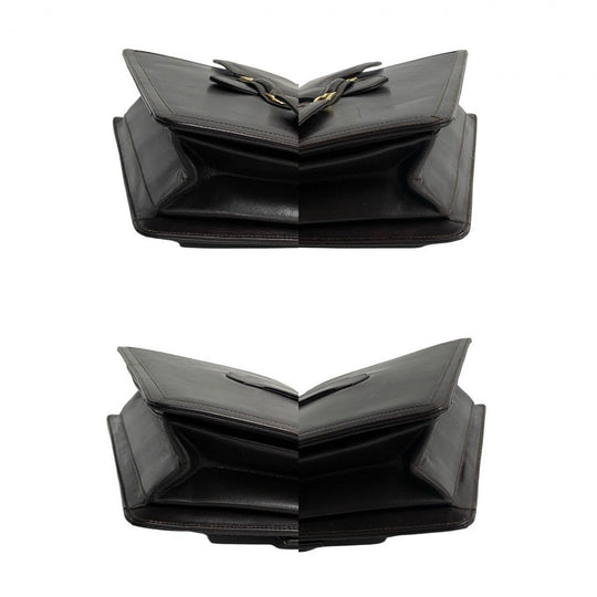 GUCCI Shoulder Bag leather Brown