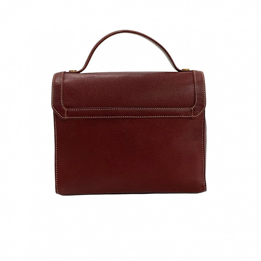 LOEWE Shoulder Bag leather wine-red