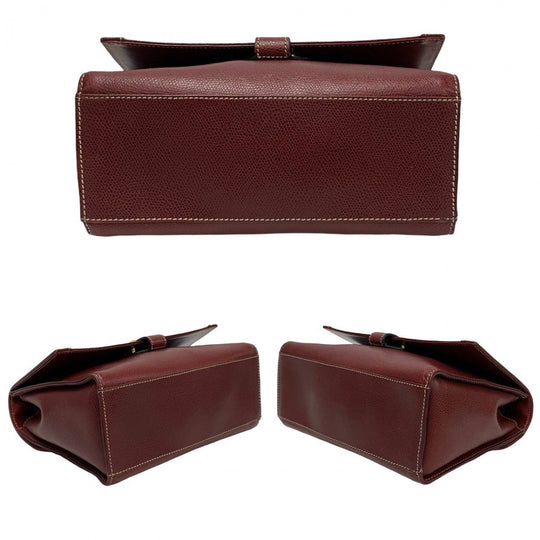 LOEWE Shoulder Bag leather wine-red