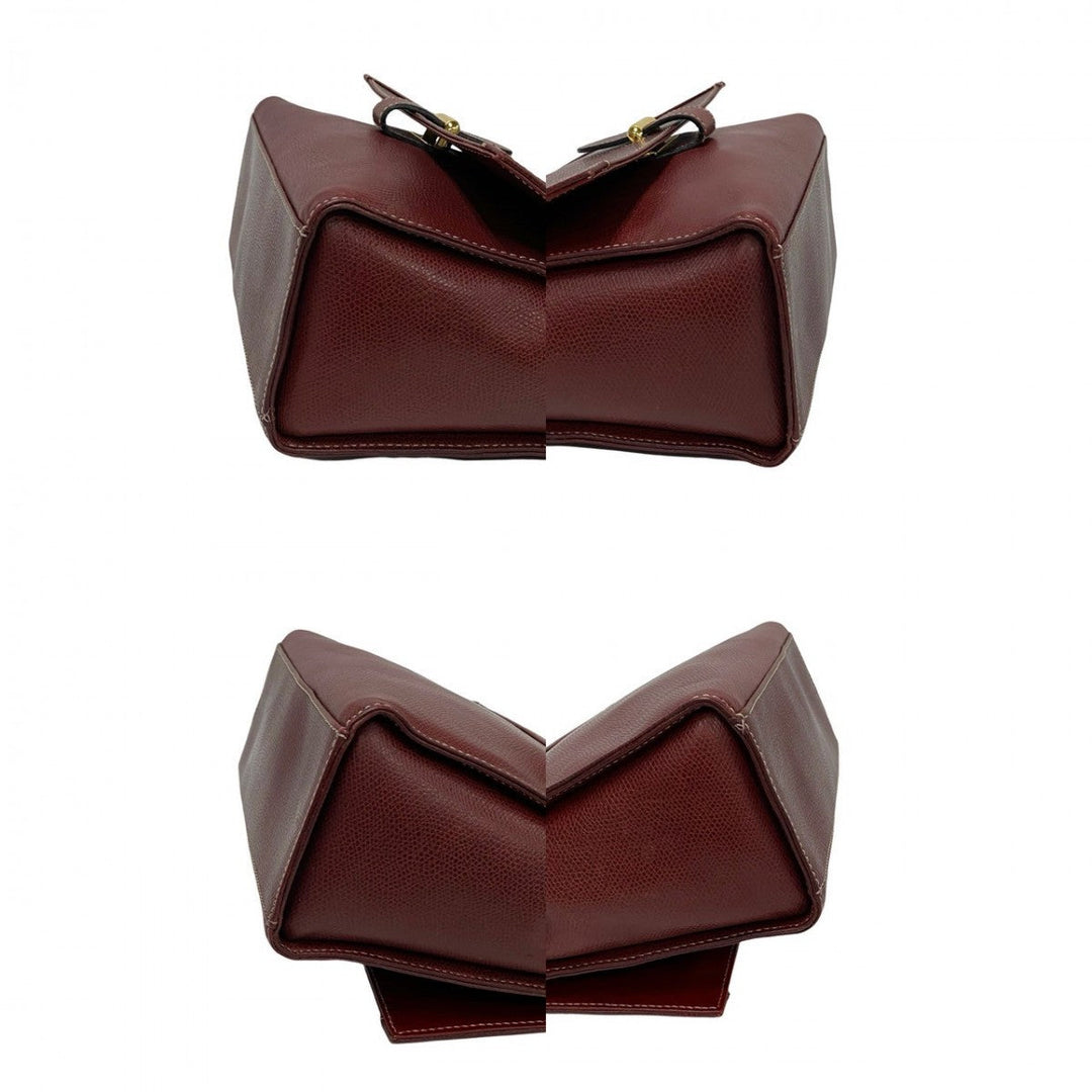 LOEWE Shoulder Bag leather wine-red
