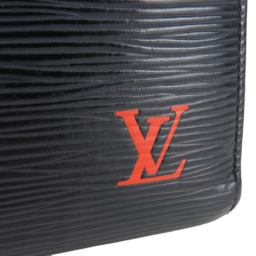 LOUIS VUITTON Long Wallet Purse M62983 Epi Leather black Zippy wallet unisex(Unisex) Used Authentic