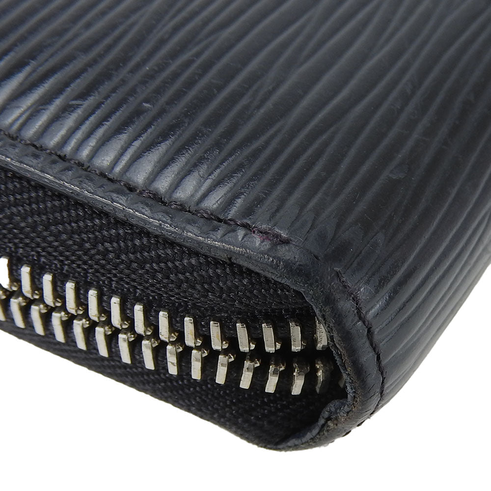 LOUIS VUITTON Long Wallet Purse M62983 Epi Leather black Zippy wallet unisex(Unisex) Used Authentic
