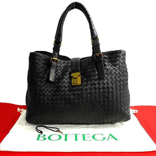 BOTTEGAVENETA Tote Bag leather black