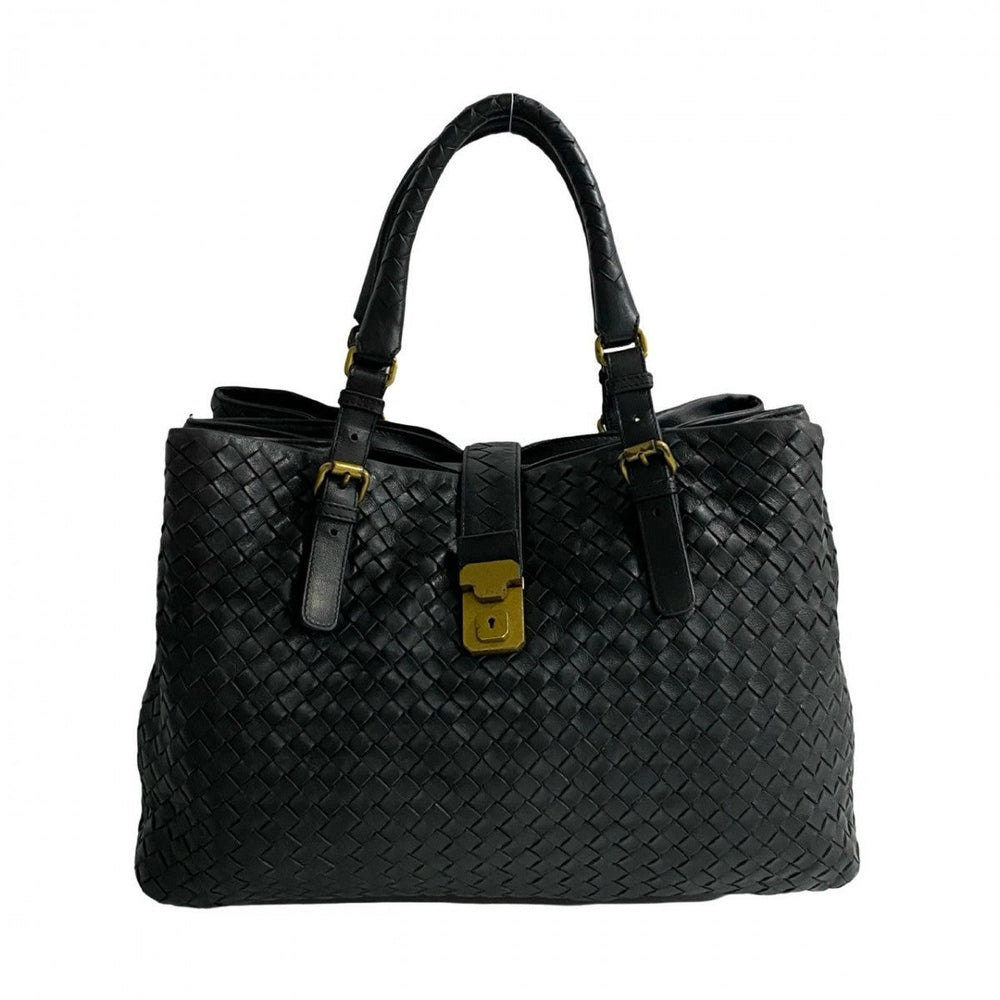 BOTTEGAVENETA Tote Bag leather black