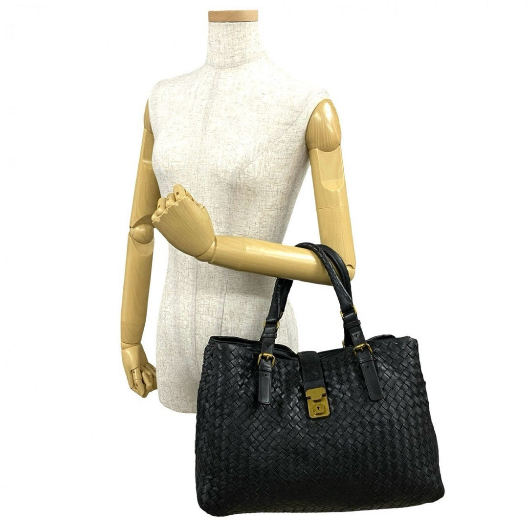 BOTTEGAVENETA Tote Bag leather black