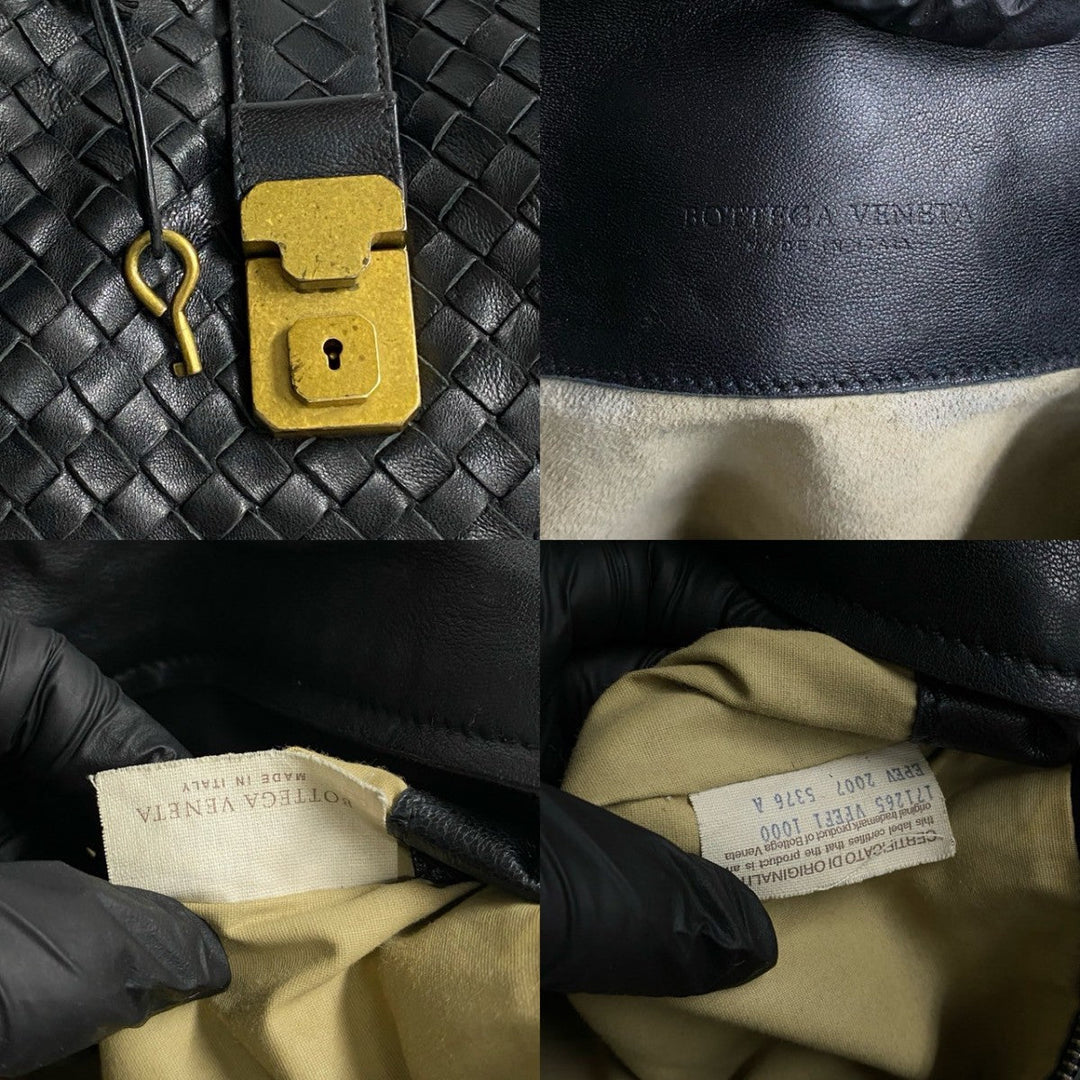 BOTTEGAVENETA Tote Bag leather black