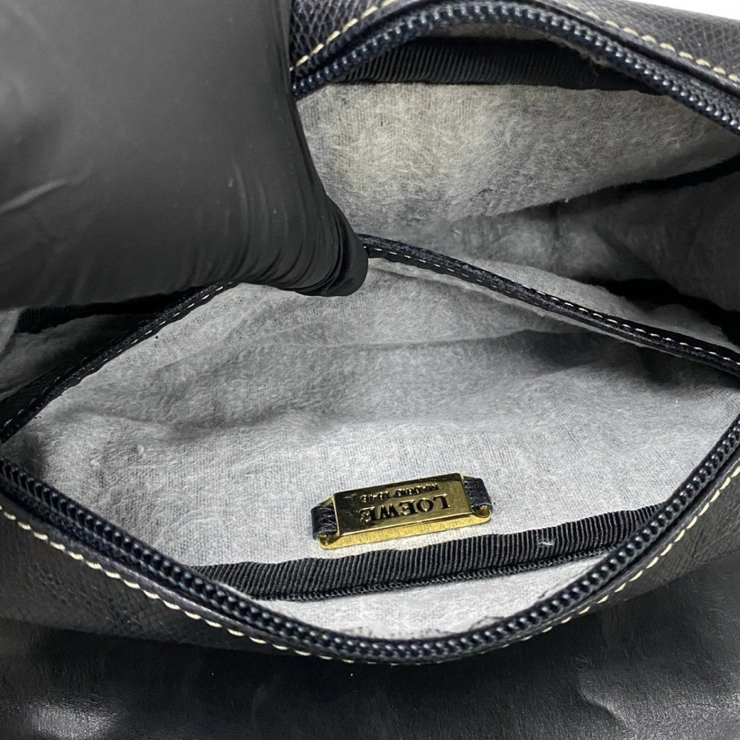 LOEWE Shoulder Bag leather black