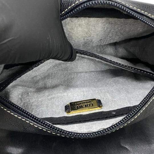 LOEWE Shoulder Bag leather black