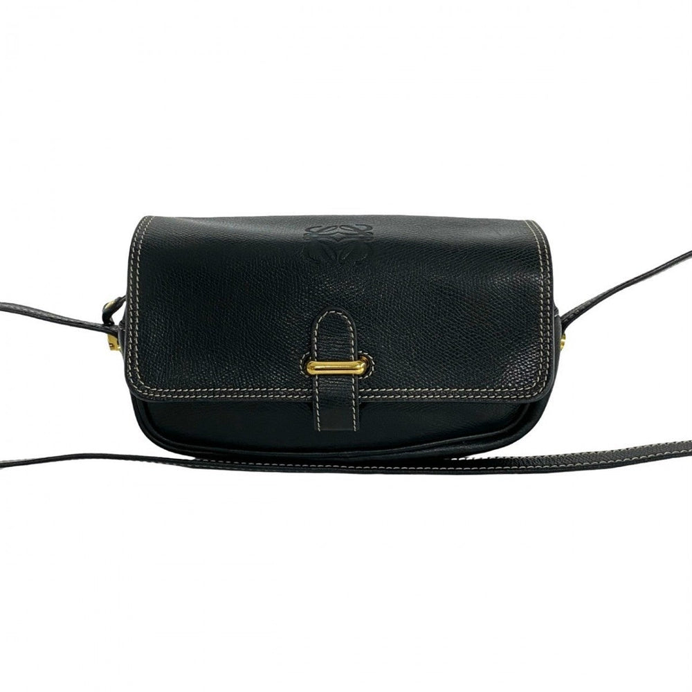 LOEWE Shoulder Bag leather black