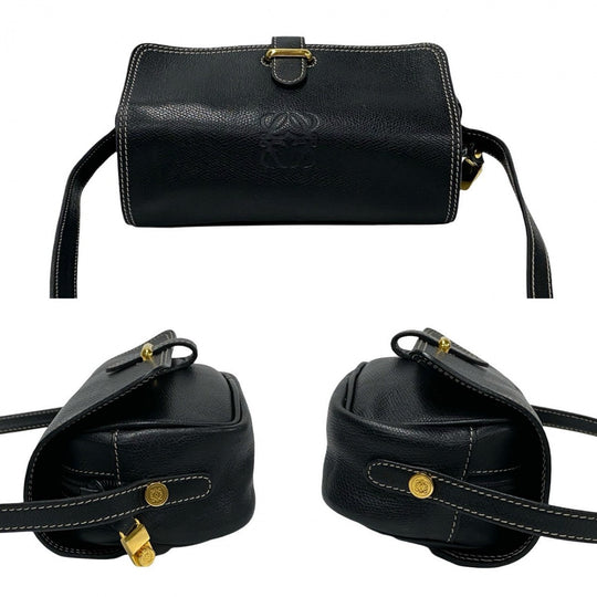 LOEWE Shoulder Bag leather black