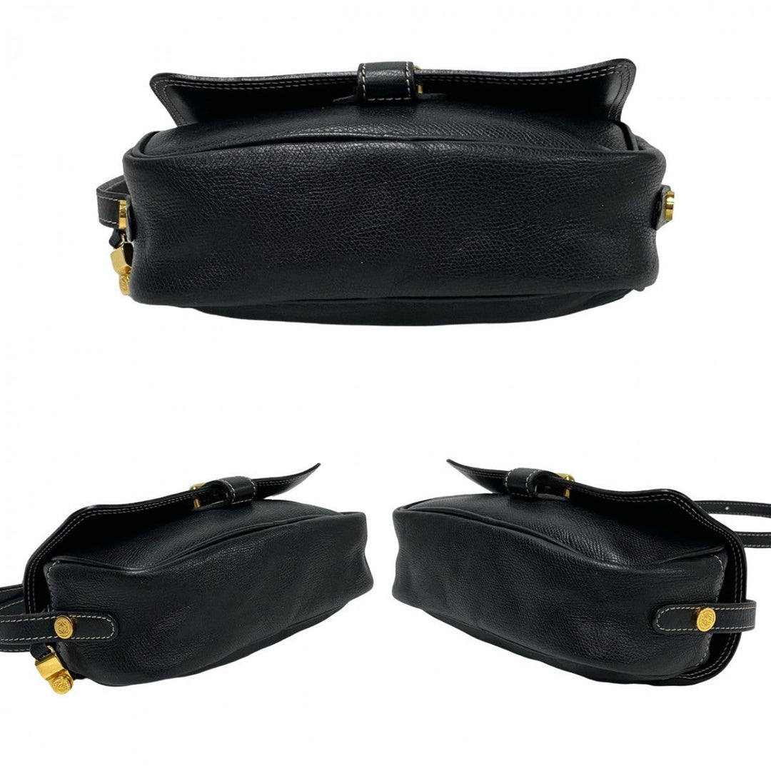 LOEWE Shoulder Bag leather black