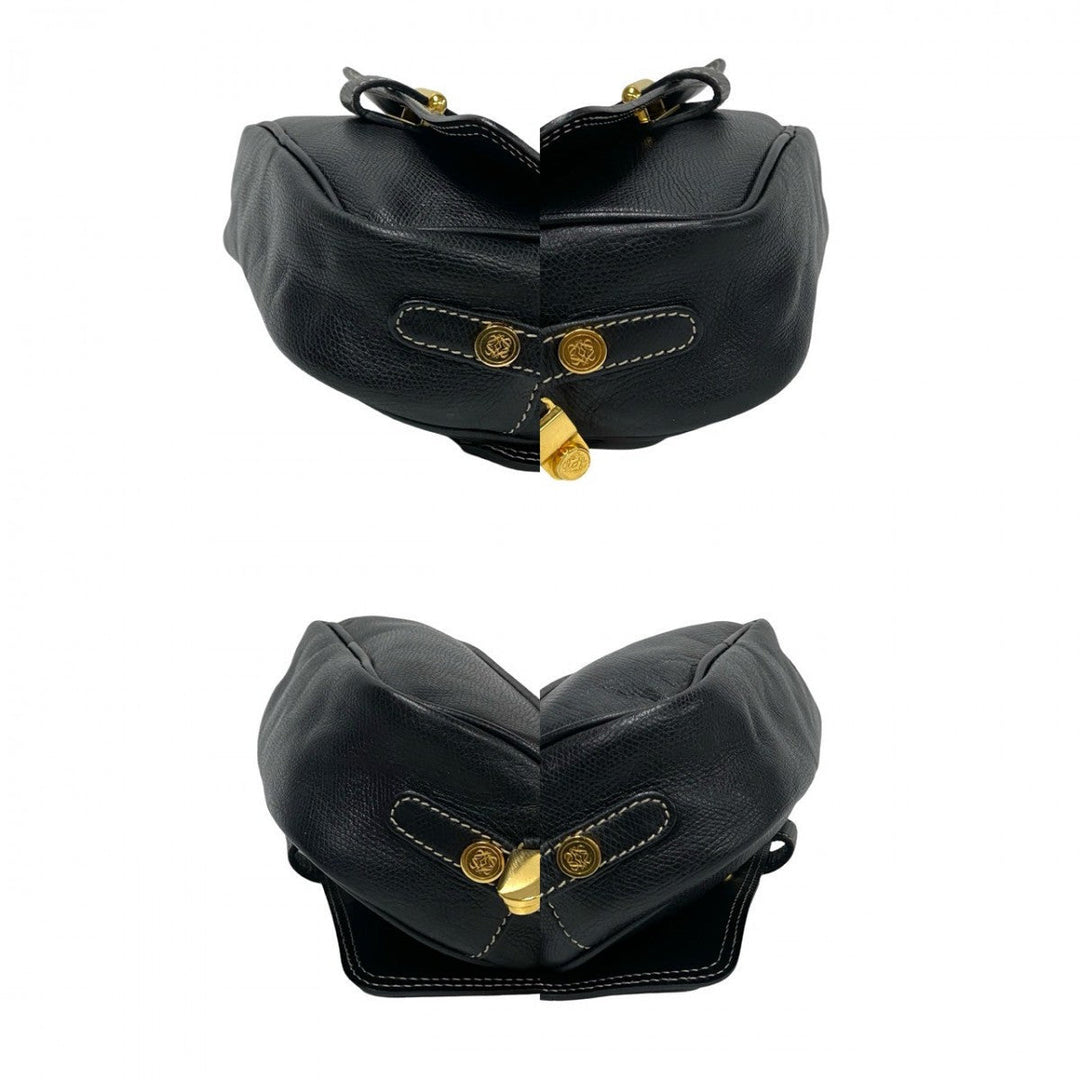 LOEWE Shoulder Bag leather black