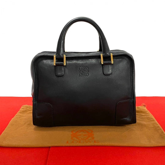 LOEWE Handbag leather black Amazona 28
