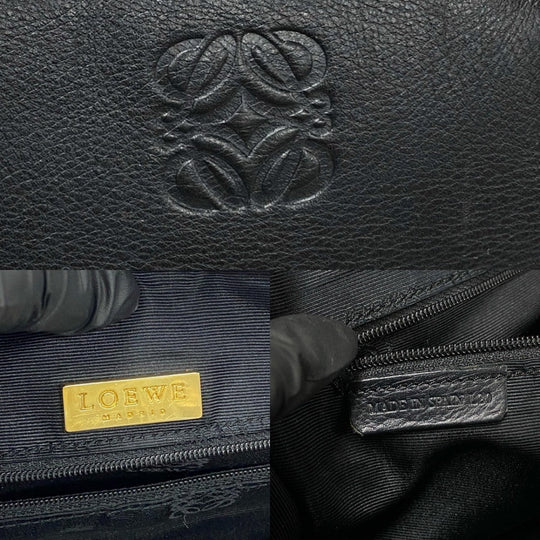 LOEWE Handbag leather black Amazona 28