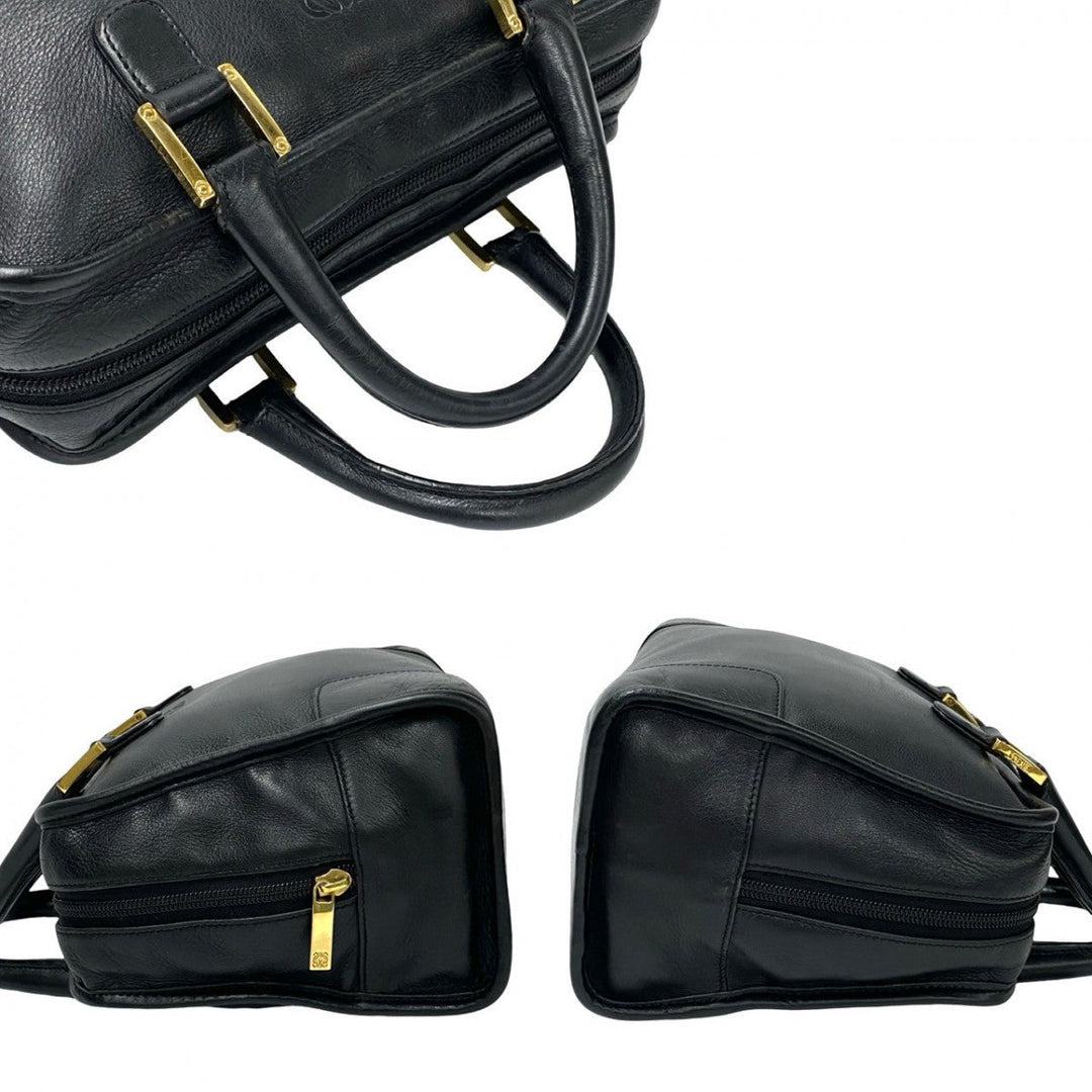 LOEWE Handbag leather black Amazona 28