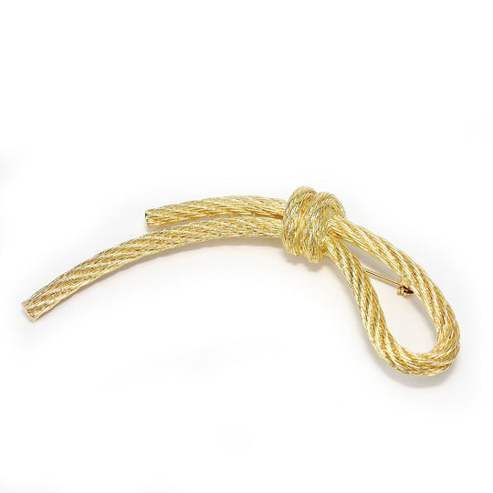 Christian Dior Brooch metal gold Women Used Authentic