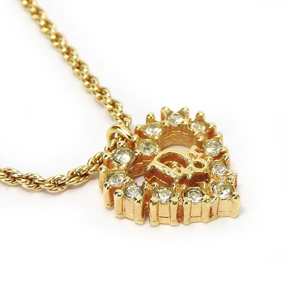 Christian Dior Necklace metal gold Women Used Authentic