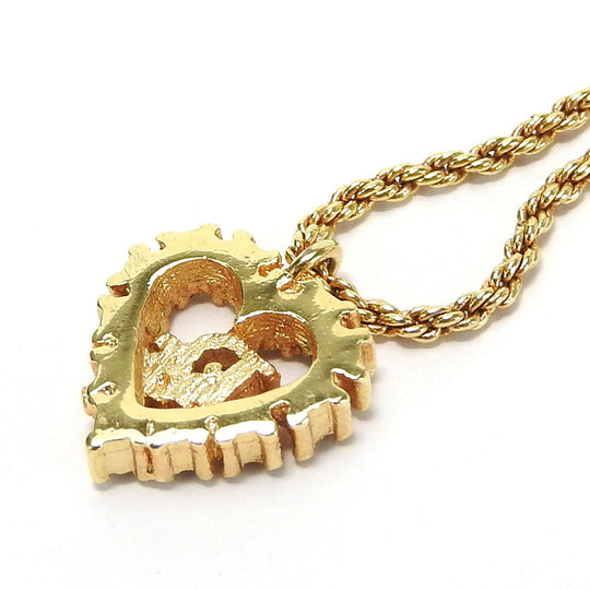 Christian Dior Necklace metal gold Women Used Authentic