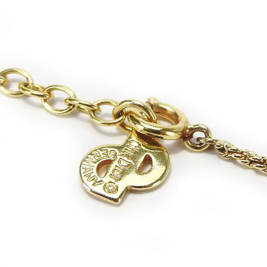 Christian Dior Necklace metal gold Women Used Authentic