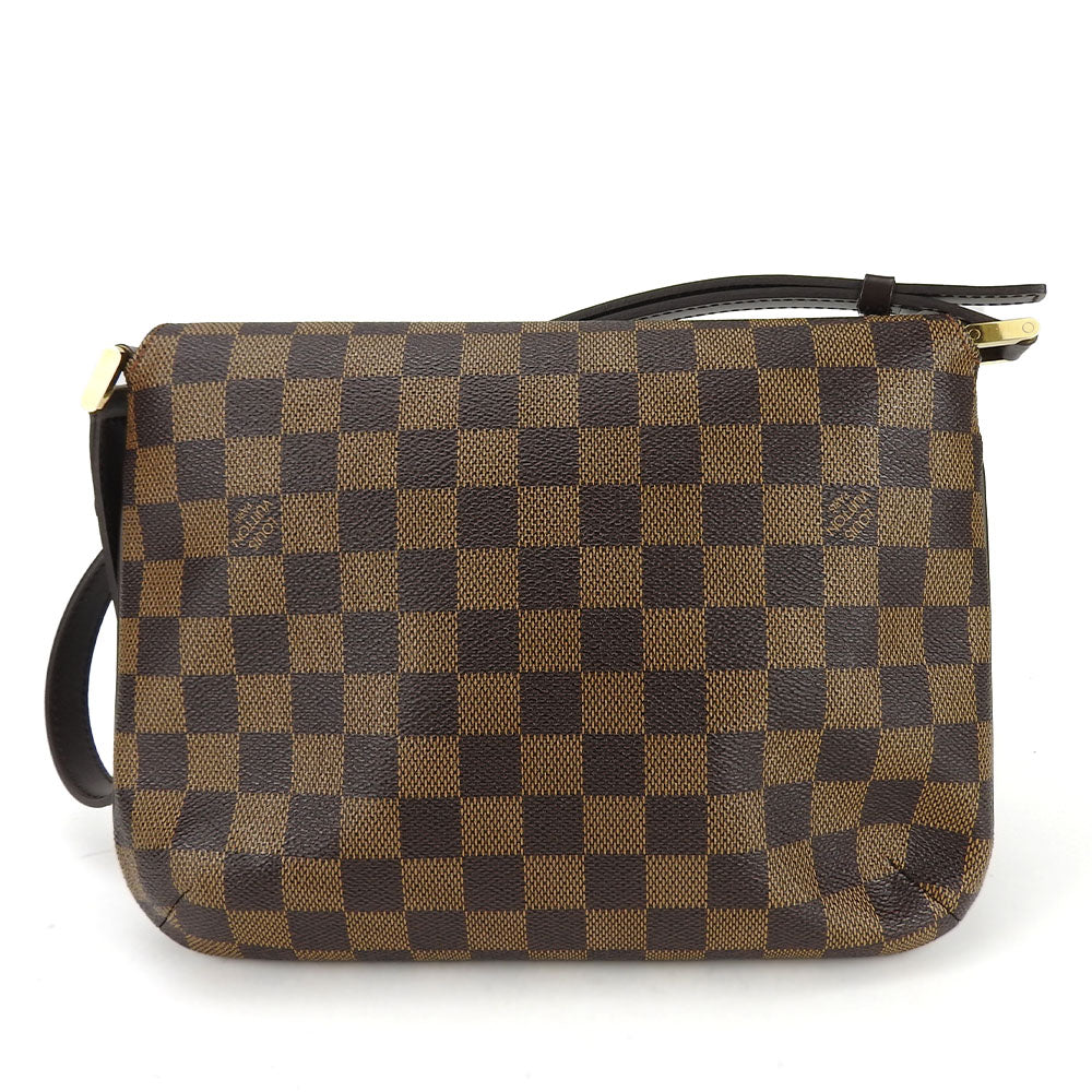 LOUIS VUITTON Shoulder Bag N51255 Damier Brown Musette Tango Women Used Authentic