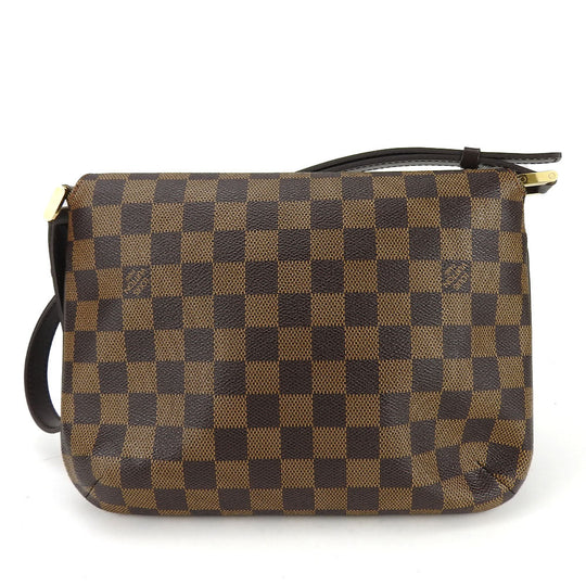 LOUIS VUITTON Shoulder Bag N51255 Damier Brown Musette Tango Women Used Authentic