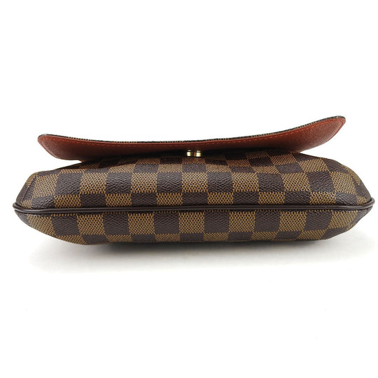 LOUIS VUITTON Shoulder Bag N51255 Damier Brown Musette Tango Women Used Authentic