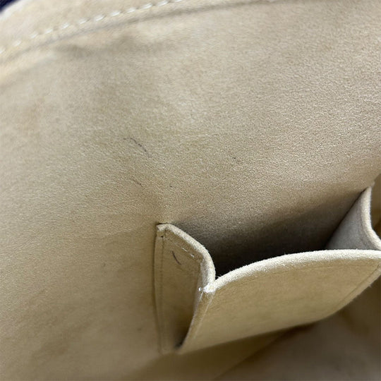 LOUIS VUITTON Shoulder Bag M51145 Monogram, Tanned Leather Brown LoopingGM Women Used Authentic