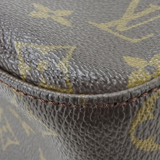 LOUIS VUITTON Shoulder Bag M51145 Monogram, Tanned Leather Brown LoopingGM Women Used Authentic