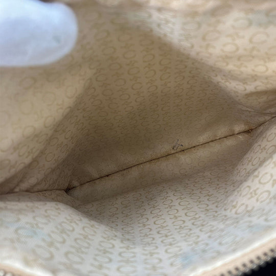 CELINE Tote Bag Canvas, Leather beige Sulky Women Used Authentic