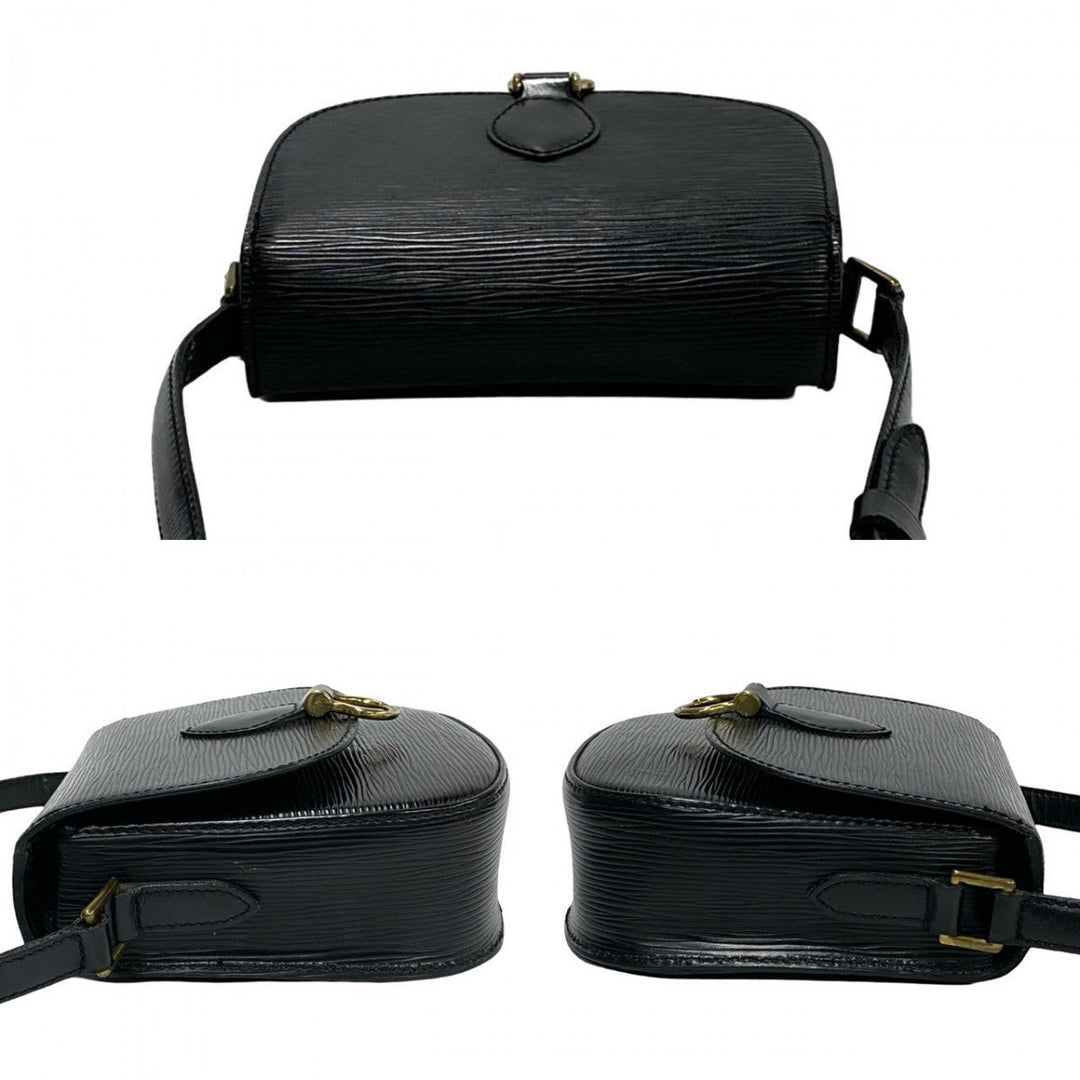 LOUIS VUITTON Shoulder Bag Epi Leather black Epi Mini Saint-Cloud
