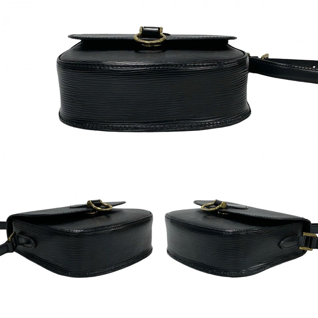 LOUIS VUITTON Shoulder Bag Epi Leather black Epi Mini Saint-Cloud