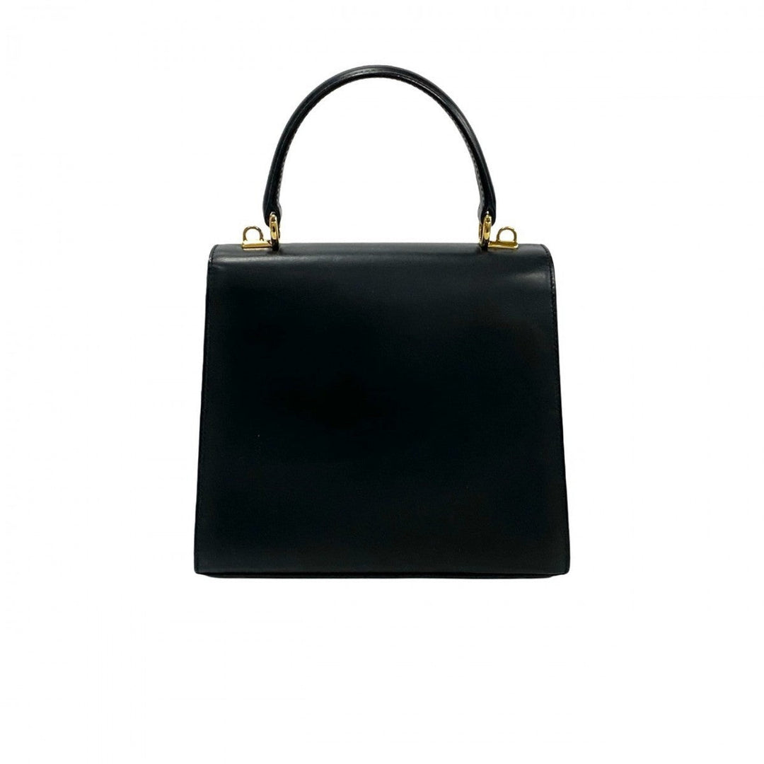 GUCCI Shoulder Bag Calfskin black Ready lock