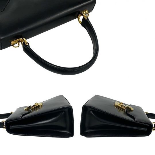 GUCCI Shoulder Bag Calfskin black Ready lock