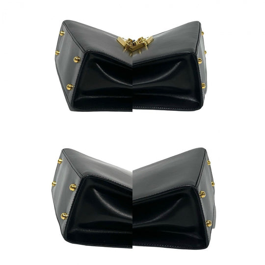 GUCCI Shoulder Bag Calfskin black Ready lock