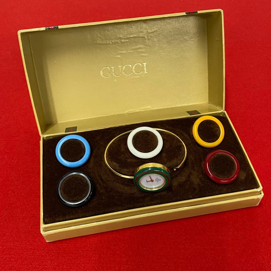 GUCCI Watches Gold Plated gold Change bezel