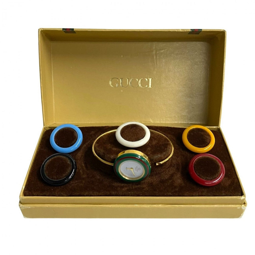 GUCCI Watches Gold Plated gold Change bezel