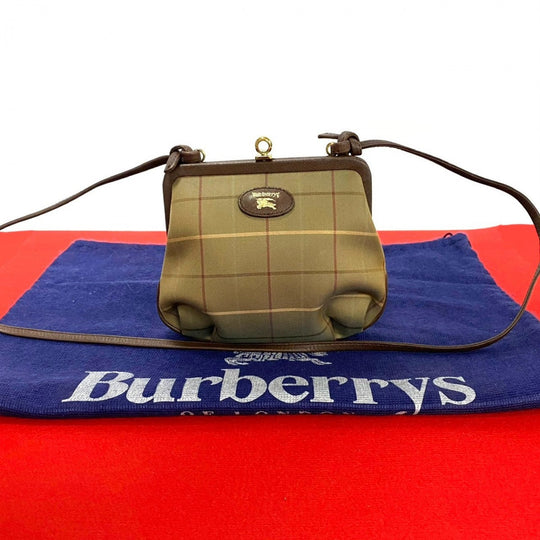 BURBERRY Shoulder Bag leather Brown