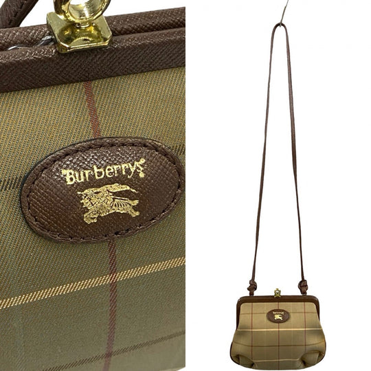 BURBERRY Shoulder Bag leather Brown
