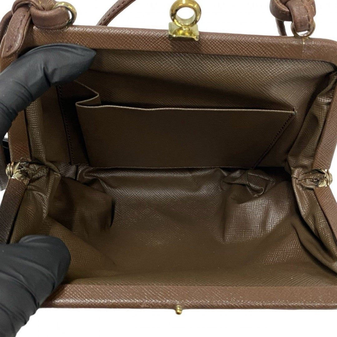 BURBERRY Shoulder Bag leather Brown