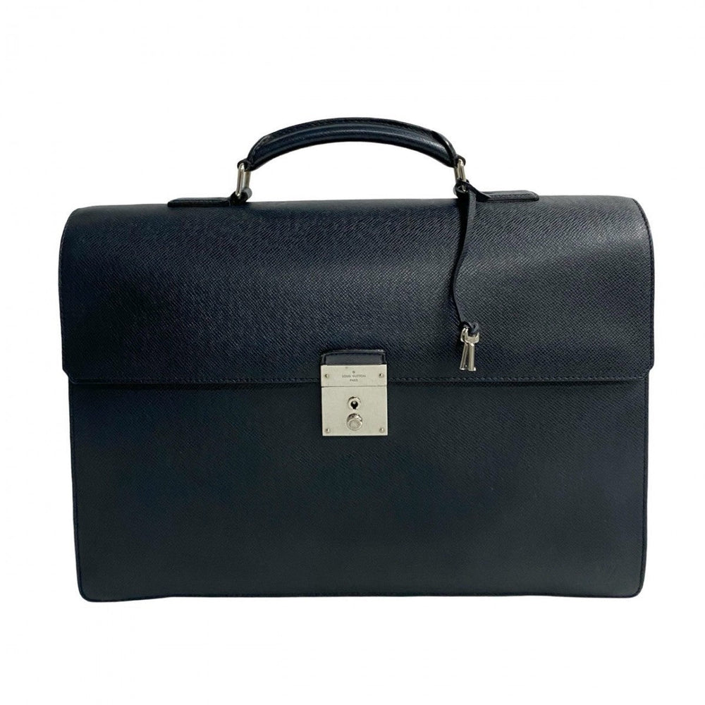 LOUIS VUITTON Business bag leather Navy Taiga Neo Robusto 2