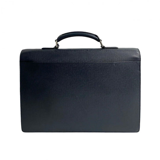 LOUIS VUITTON Business bag leather Navy Taiga Neo Robusto 2