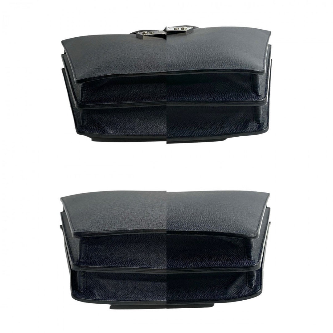 LOUIS VUITTON Business bag leather Navy Taiga Neo Robusto 2